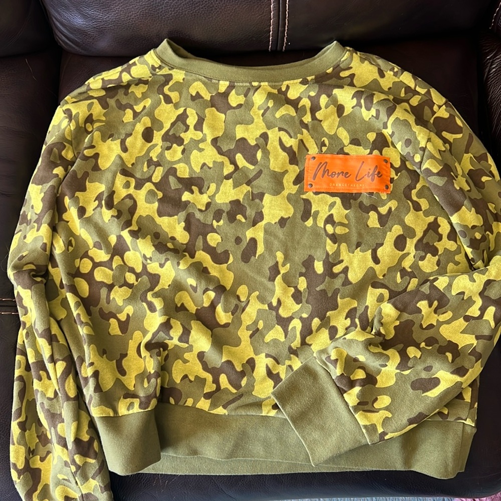 More Life Orangetheory Camo sweatshirt
